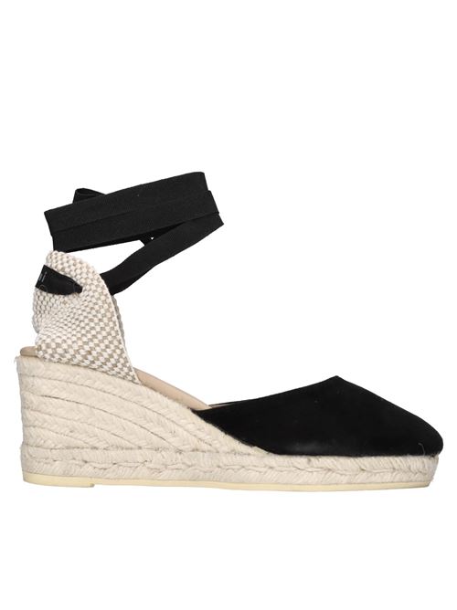 Zeppe in rafia,camoscio e tessuto MANEBI' | K 1.0 WHNERO